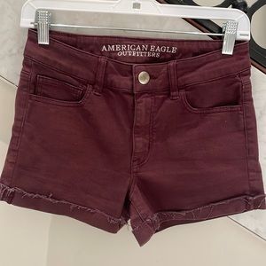 AMERICAN EAGLE OUTFITTERS Women’s Jean/Denim Hi-Rise Shorts Size 4